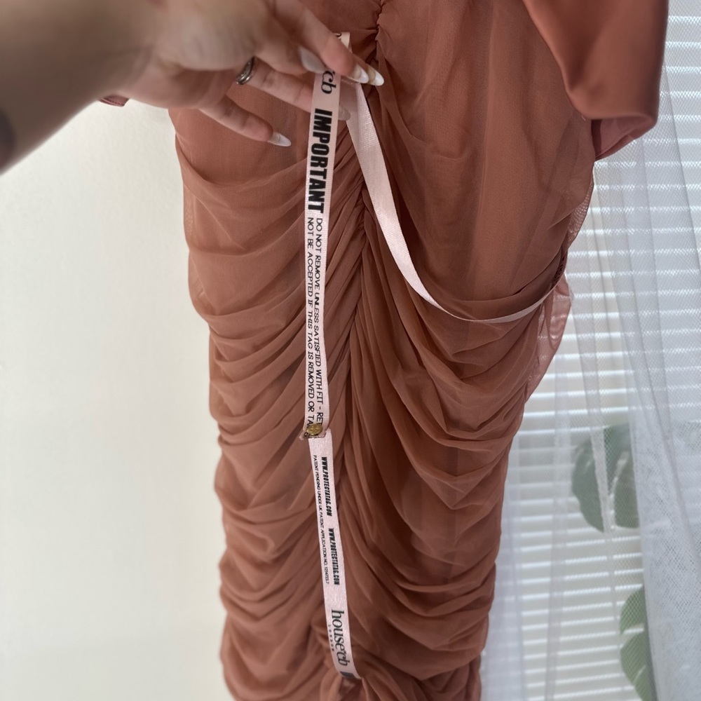 house of cb Large antique rose corset midi dress - Picture 10 of 14